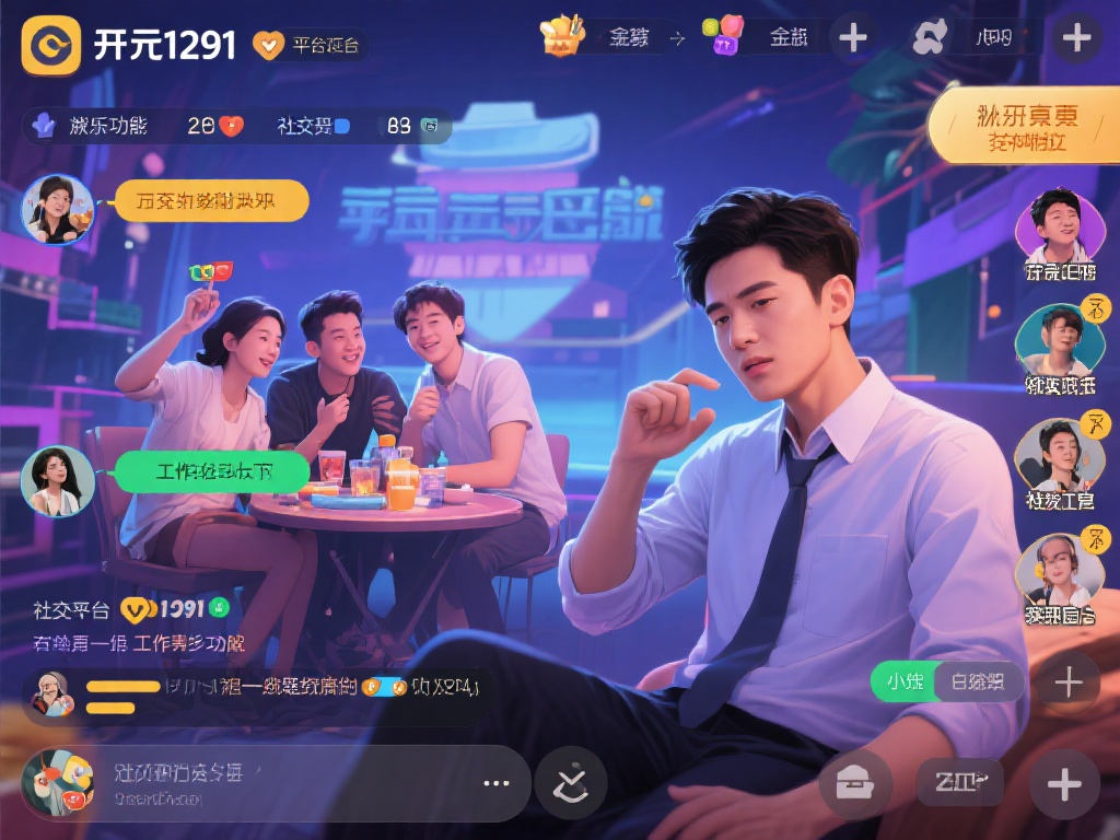 此外，平台的社交功能也是一大亮点。玩家可以通过游戏